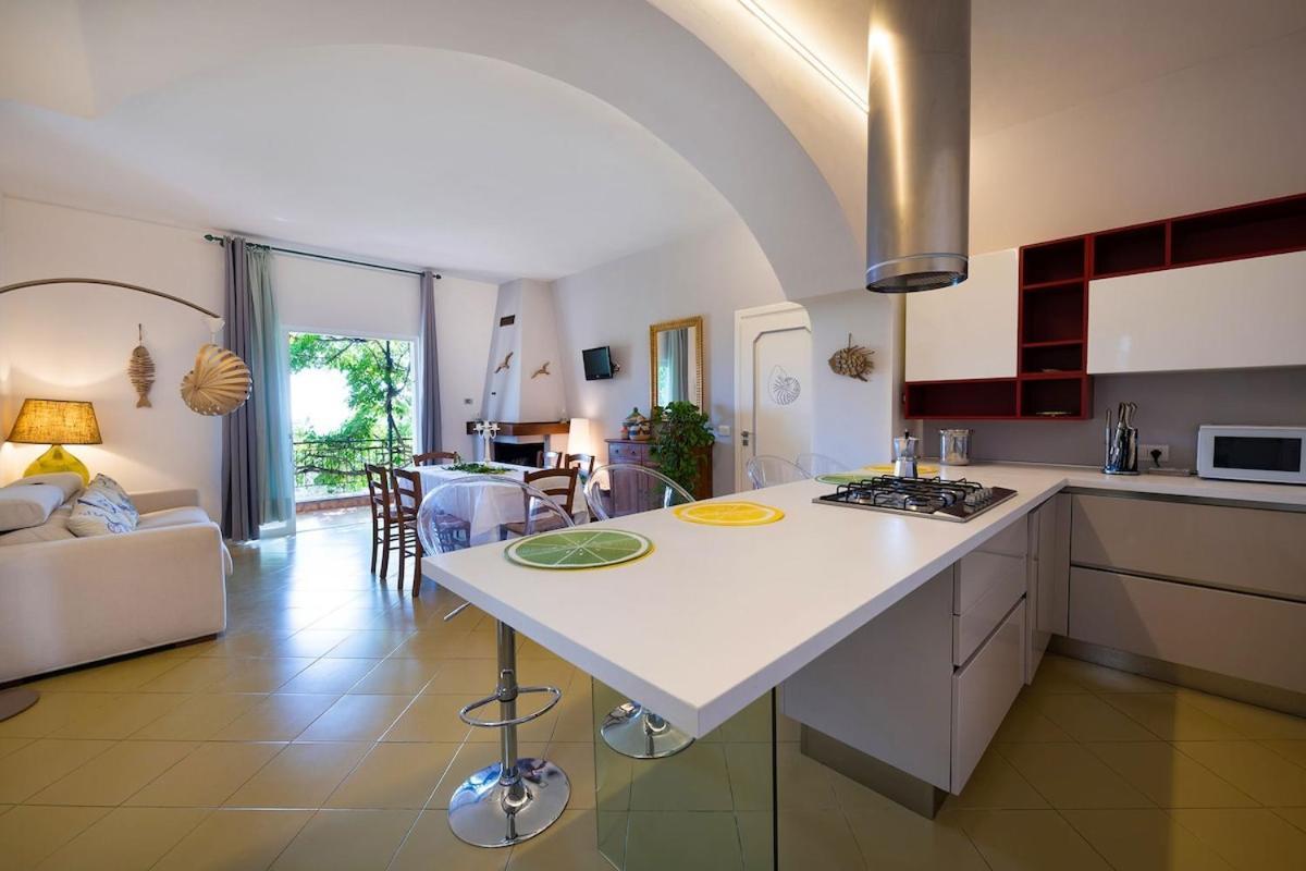 Villa Marinella Close To The Sea With Private Pool Nerano Esterno foto